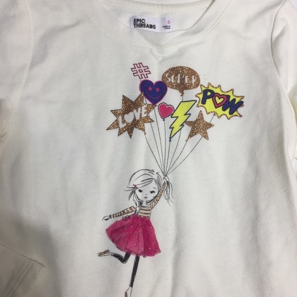 Epic threads Girls casual comfy jersey dress - Picture 2 of 4